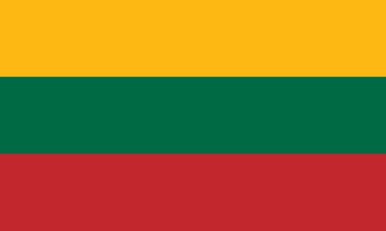 标准版立陶宛国旗图片素材