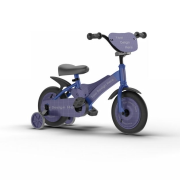 儿童自行车三轮脚踏车3D立体模型2466796png图片免抠素材