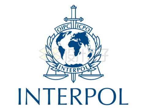 国际刑警组织标志logo7793697png免抠图片素材