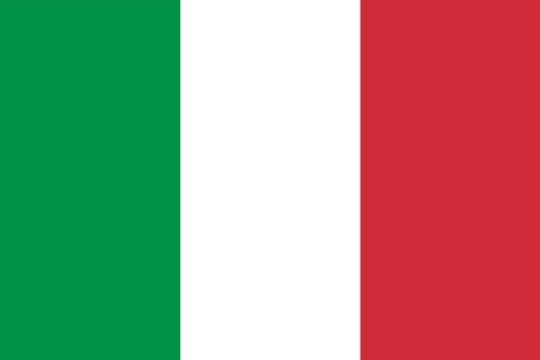 标准版意大利国旗图片素材