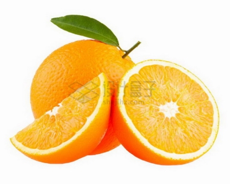 切开的橙子美国新奇士橙png图片素材