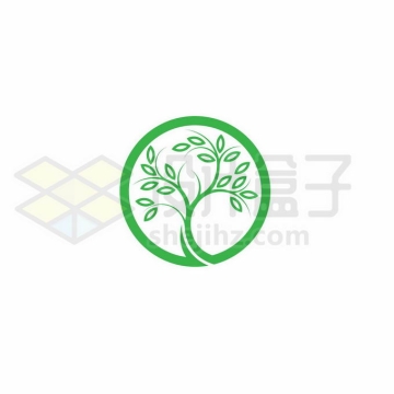 绿色大树logo设计方案8512671矢量图片免抠素材