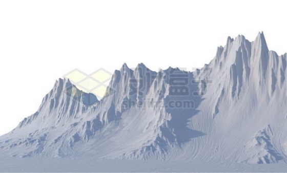 高耸入云的雪山雄伟的高山大山脉5373693PSD免抠图片素材