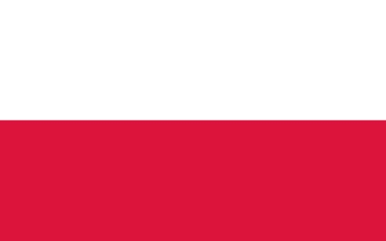 标准版波兰国旗图片素材