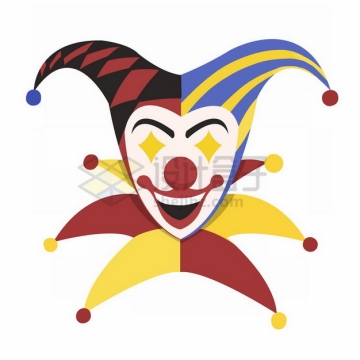 卡通小丑头像684309png免抠图片素材