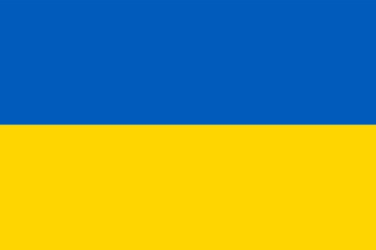 标准版乌克兰国旗图片素材