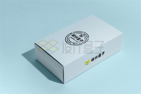 白色包装盒纸盒子包装样机9230671PSD免抠图片素材