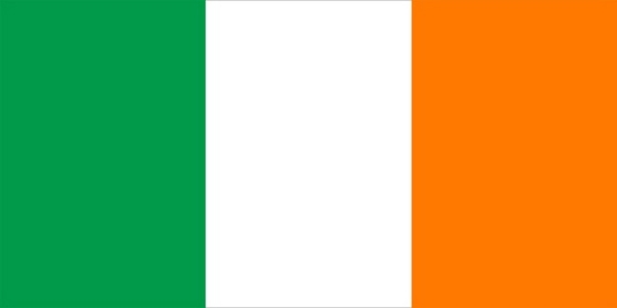 标准版爱尔兰国旗图片素材