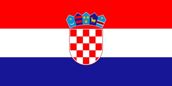标准版克罗地亚国旗图片素材