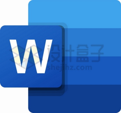 微软office 365 Word logo标志icon图标png图片素材