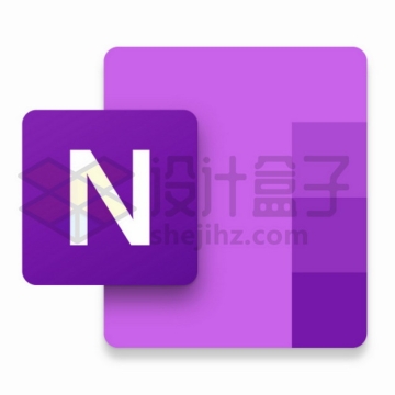 微软OneNote logo标志icon图标png图片素材