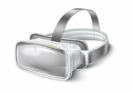 银灰色的VR眼镜虚拟现实技术3D头盔293677png图片素材