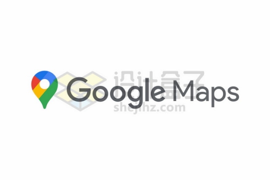 横版google地图 google map logo标志icon图标png图片素材