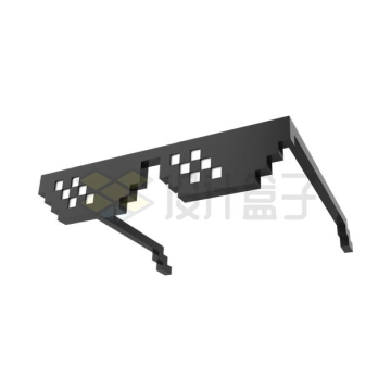 马赛克眼镜3D模型4951299PSD免抠图片素材