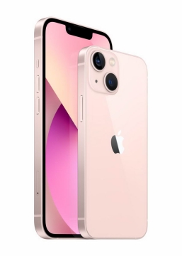 粉色iPhone 13苹果手机猛男色正反面9029244png免抠图片素材