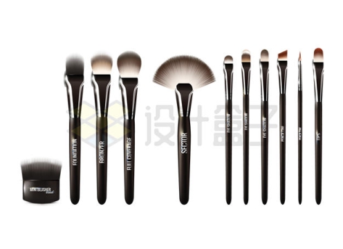  Various makeup brushes, makeup tools, 7767230, vector pictures, no cutting materials