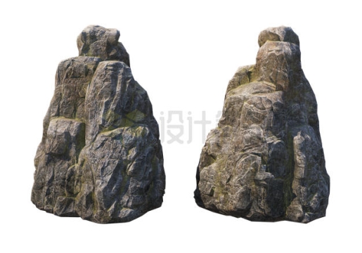 2款巨大的石块石头小山7269339PSD免抠图片素材
