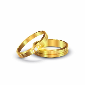 镶钻的求婚戒指结婚戒指订婚戒指png图片免抠矢量素材