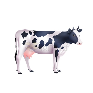 一只牧场奶牛4031174矢量图片免抠素材