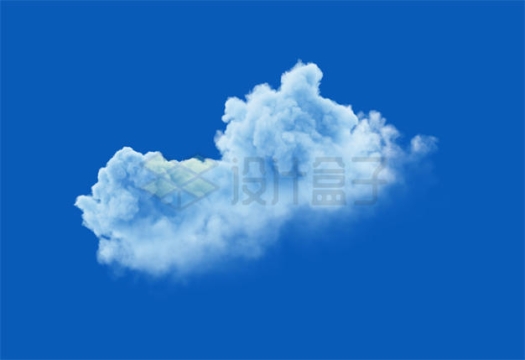 一大朵逼真的云朵乌云白云效果4078046PSD免抠图片素材