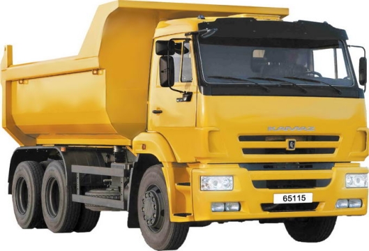 一辆黄色的装卸卡车泥头车6659832png免抠图片素材