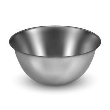 金属灰色的金属碗金属饭盆免抠矢量图片素材