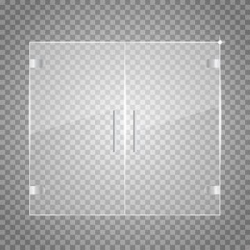 半透明的玻璃窗户卫生间门图片免抠矢量素材