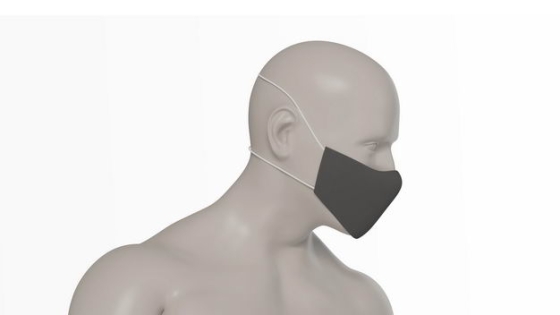 塑料模特人体戴口罩侧面2997495图片素材