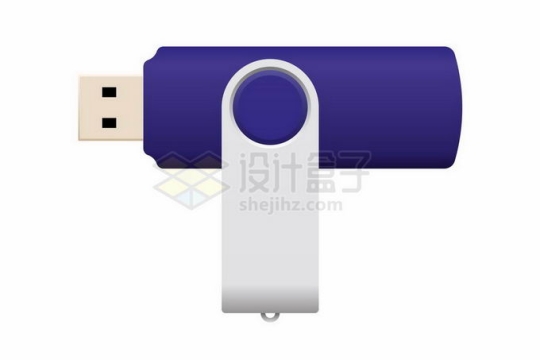 一只紫色的U盘移动存储设备3025097矢量图片免抠素材