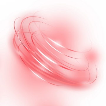 绚丽的红色发光曲线旋转线条装饰140050png图片素材