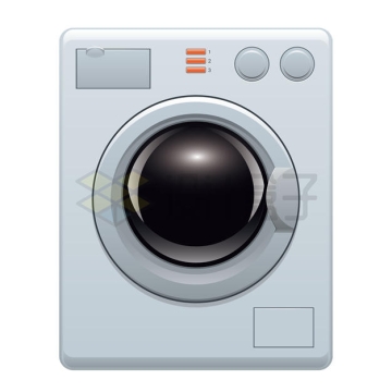 一台卡通洗衣机正面图7549837矢量图片免抠素材