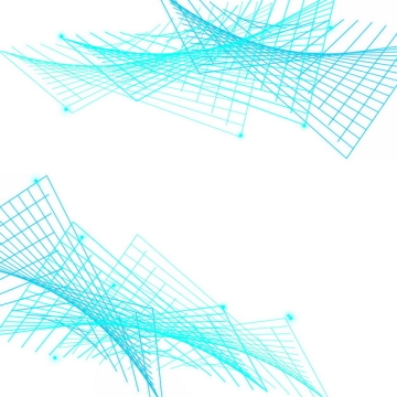 蓝色线条组成的格子装饰771540PSD图片免抠素材
