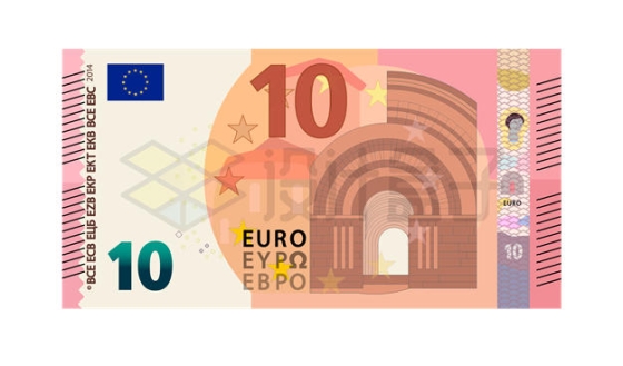 10元欧元纸币钞票欧盟货币6998652矢量图片免抠素材