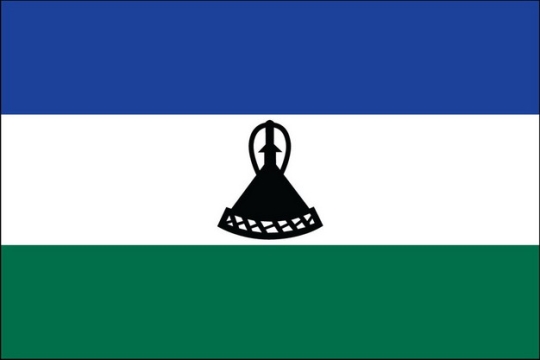 标准版莱索托国旗图片素材