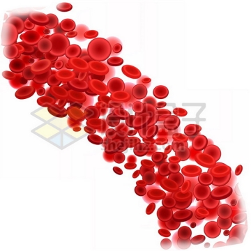 血液中的一堆红细胞png图片素材