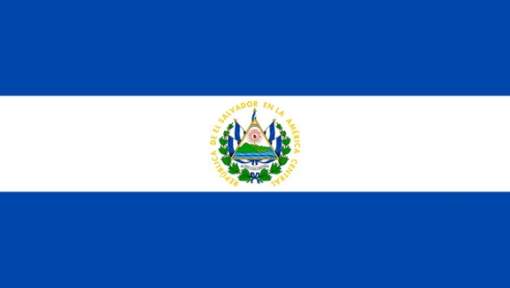 标准版萨尔瓦多国旗图片素材