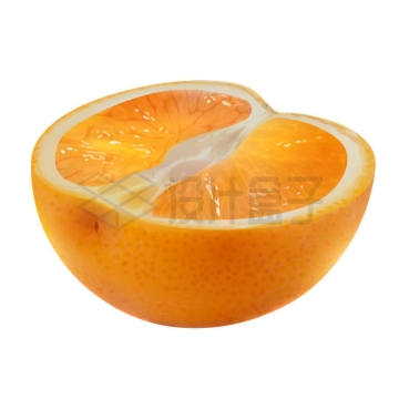 切开的橙子横切面美味水果6282999矢量图片免抠素材