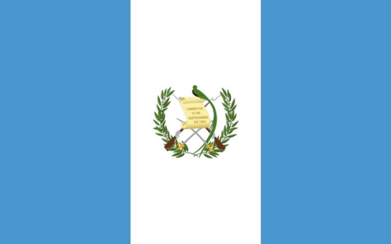 标准版危地马拉国旗图片素材
