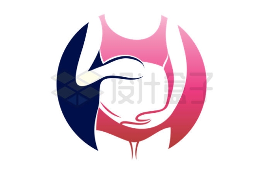 创意孕妇怀孕月子中心月嫂公司logo标志设计方案5833080矢量图片免抠素材