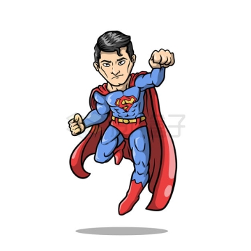 卡通超人DC英雄人物3972306矢量图片免抠素材