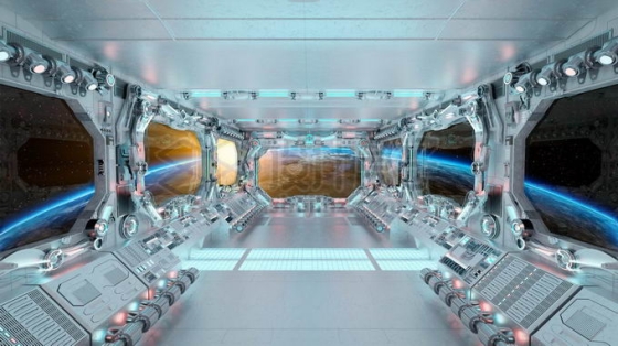科幻风格未来太空飞船舷窗宇宙外景显示效果样机1139754图片免抠素材