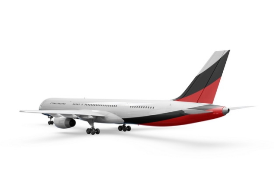 波音787/777飞机大型客机后视图png免抠图片素材