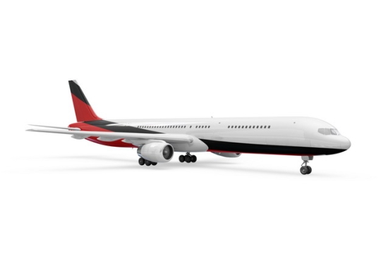 波音787/777飞机大型客机侧视图png免抠图片素材