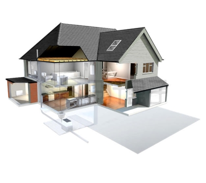 小别墅的内部结构图3D模型6907795PSD免抠图片素材