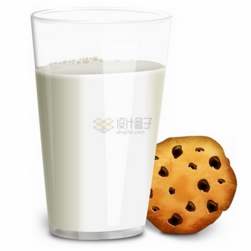 牛奶和曲奇饼干世界牛奶日png图片素材