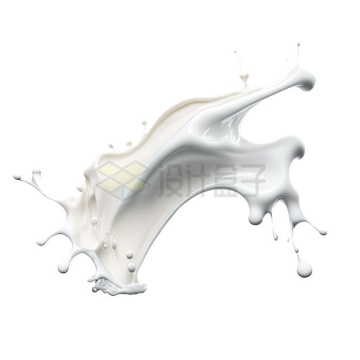 飞溅起来的牛奶液体效果9269082PSD免抠图片素材