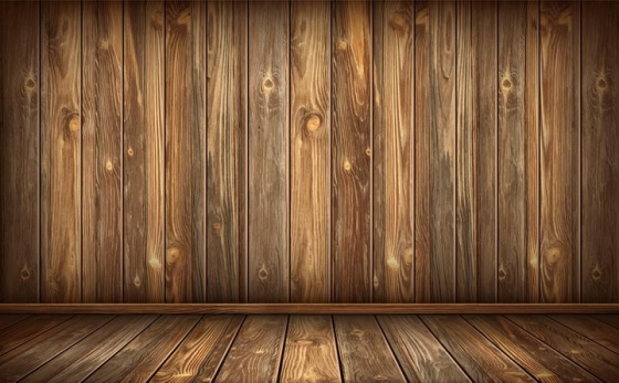 立体风格的深色木板背景图