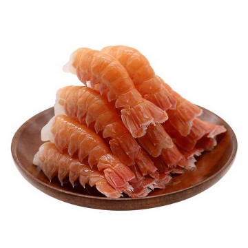 剥好的河虾对虾虾尾河鲜美食图片免抠素材