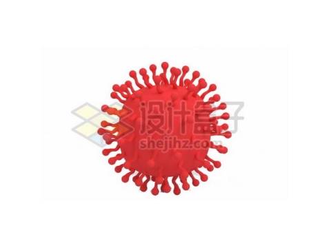 红色的新型冠状病毒594362png图片素材