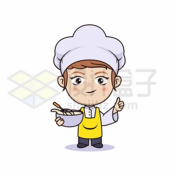可爱的卡通女厨师2274727矢量图片免抠素材